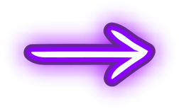 Neon Arrow Icon