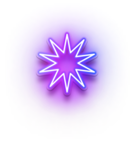 Neon Shape Star Icon